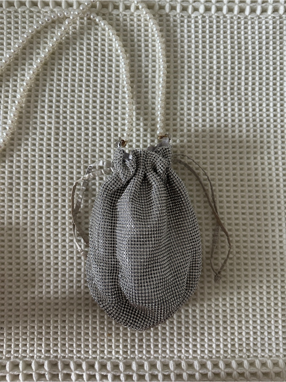 Urban Outfitters Rhinestone Bucket Bag